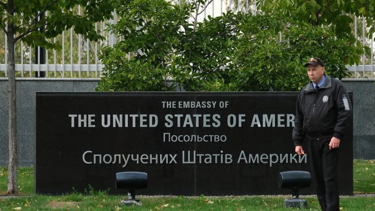 US embassy in Kyiv warns of ‘potentially significant air strike’