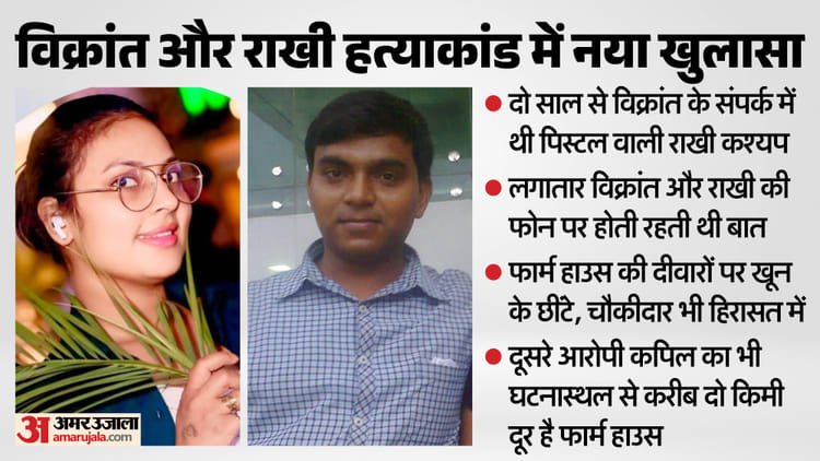 Up:First the throat was slit, then a knife was stabbed in the chest, blood splattered on the walls of the farm house; Rakhi murder story – Vikrant And Rakhi Murder First Throat Slit Then Knife Plunged Into Chest Blood Spatters Found Farmhouse Walls
