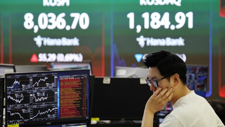 South Korea’s KOSPI falls over 8% as Samsung and SK Hynix plunge, triggering circuit breakers