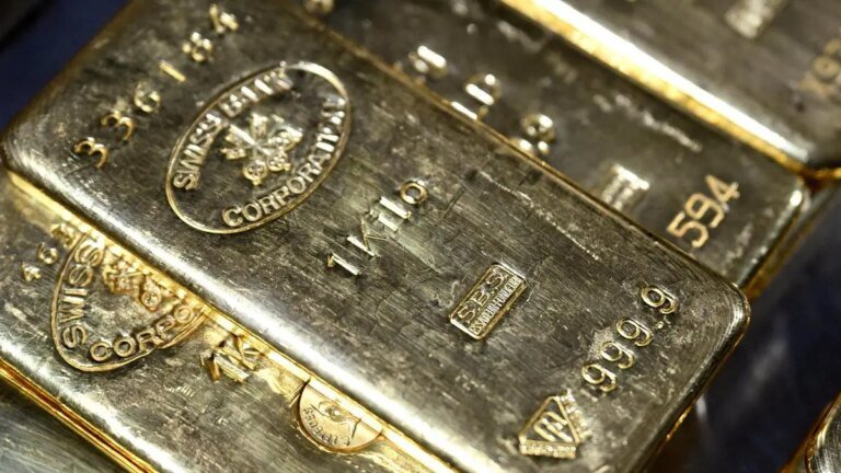 Gold slips, set for weekly loss on West Asia tensions, rate-hike fears