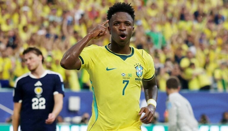 Vinicius nets twice and Neymar returns as Brazil ease by Scotland | World Cup 2026 News