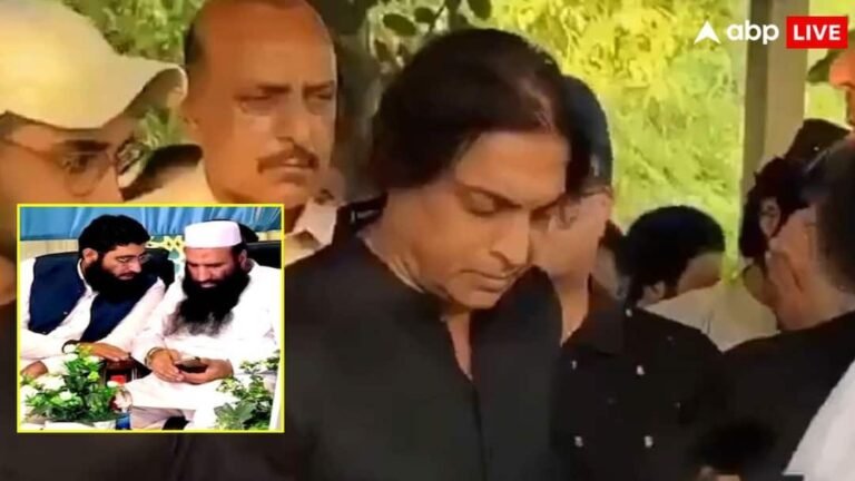 Lashkar’s deputy chief Saifullah reached the funeral of former Pakistan bowler Shoaib Akhtar’s brother? video going viral
