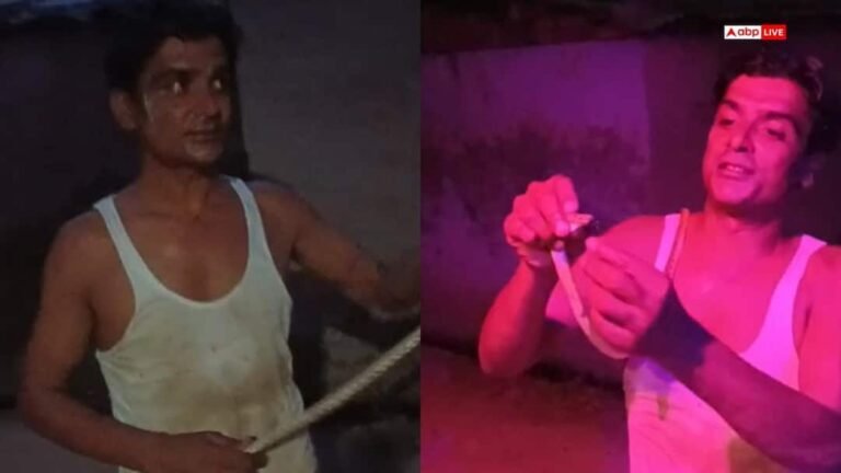 Bijnor News: Craze for making reels, put dead snake in mouth, reached hospital when condition worsened