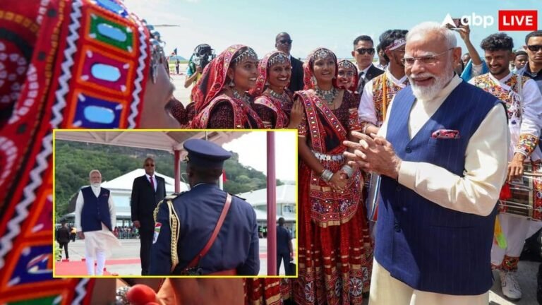 PM Narendra Modi reached East Asian country Seychelles, President Patrick gave ‘guard of honour’