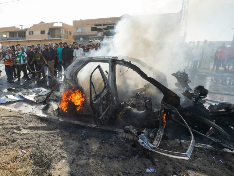 Israeli attack on car in central Gaza kills three Palestinians | Israel-Palestine conflict News