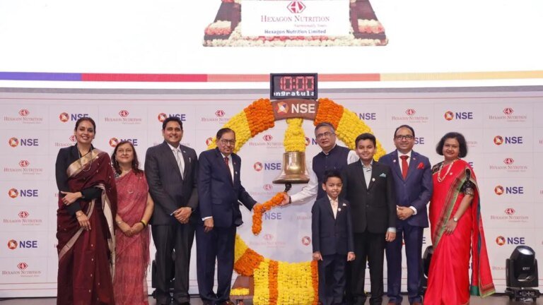 Hexagon Nutrition shares jump 12.5% ​​over ₹45-IPO price on NSE
