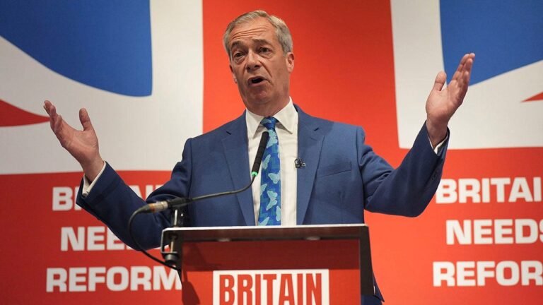 Nigel Farage calls for general election after Starmer’s resignation