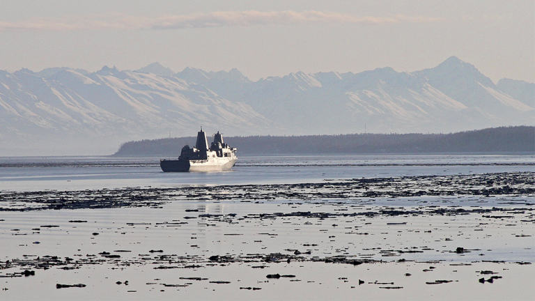 Marine disappears from USS Anchorage, search turns to recovery mission