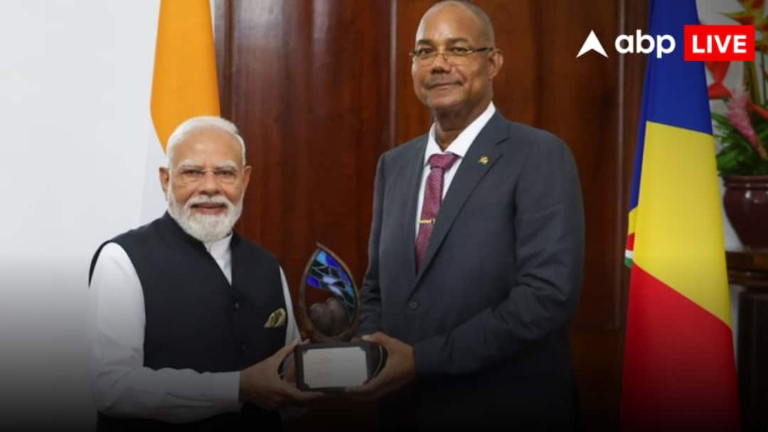 PM Modi Award: PM Modi gets big international honour, Seychelles gives ‘Guardian of the Blue Horizon’ award