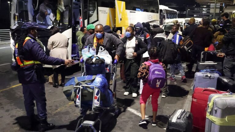 Nigerian migrants flee South Africa after spike in xenophobic protests | Migration
