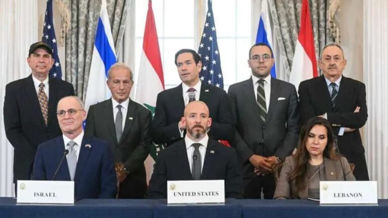 West Asia Live: Israel and Lebanon sign peace agreement, America plays the role of mediator – West Asia Live Israel Lebanon Sign Framework Agreement Us Iran Talks Strait Of Hormuz