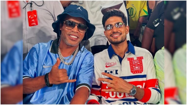 Fifa Wc 2026: Shubman Gill has football World Cup fever! Seen with Brazilian legend Ronaldinho in Us – India Skipper Shubman Gill Meets Brazil Football Legend Ronaldinho In Us See Image